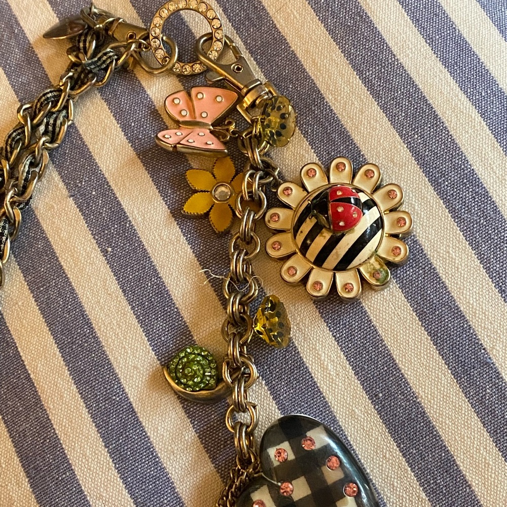 Betsy Johnson Charm Necklace